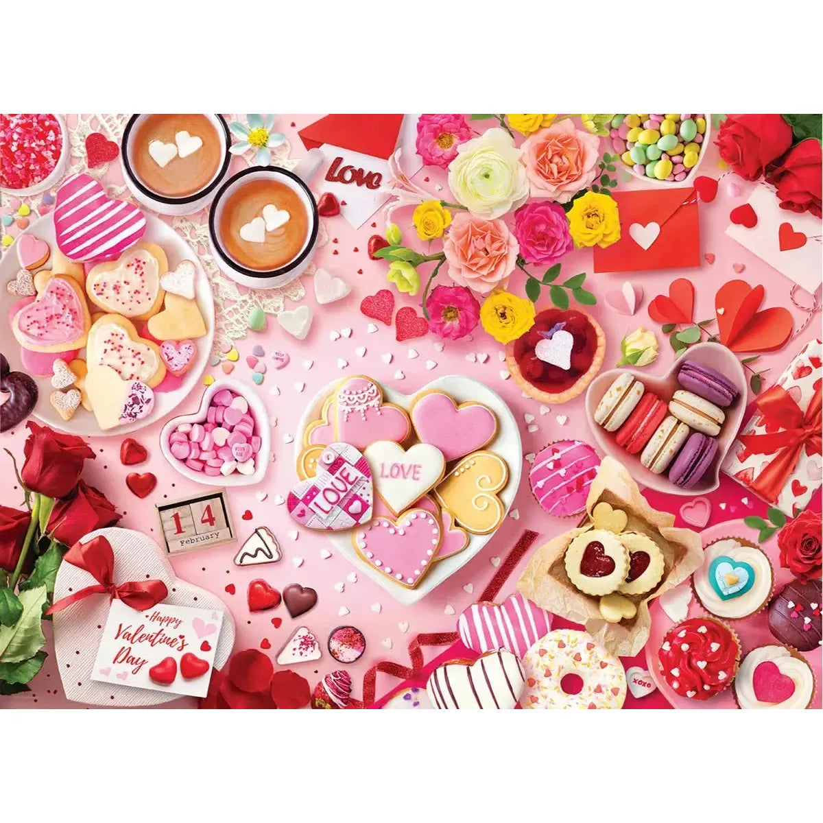 Valentine's Table 1000 Piece Jigsaw Puzzle Eurographics
