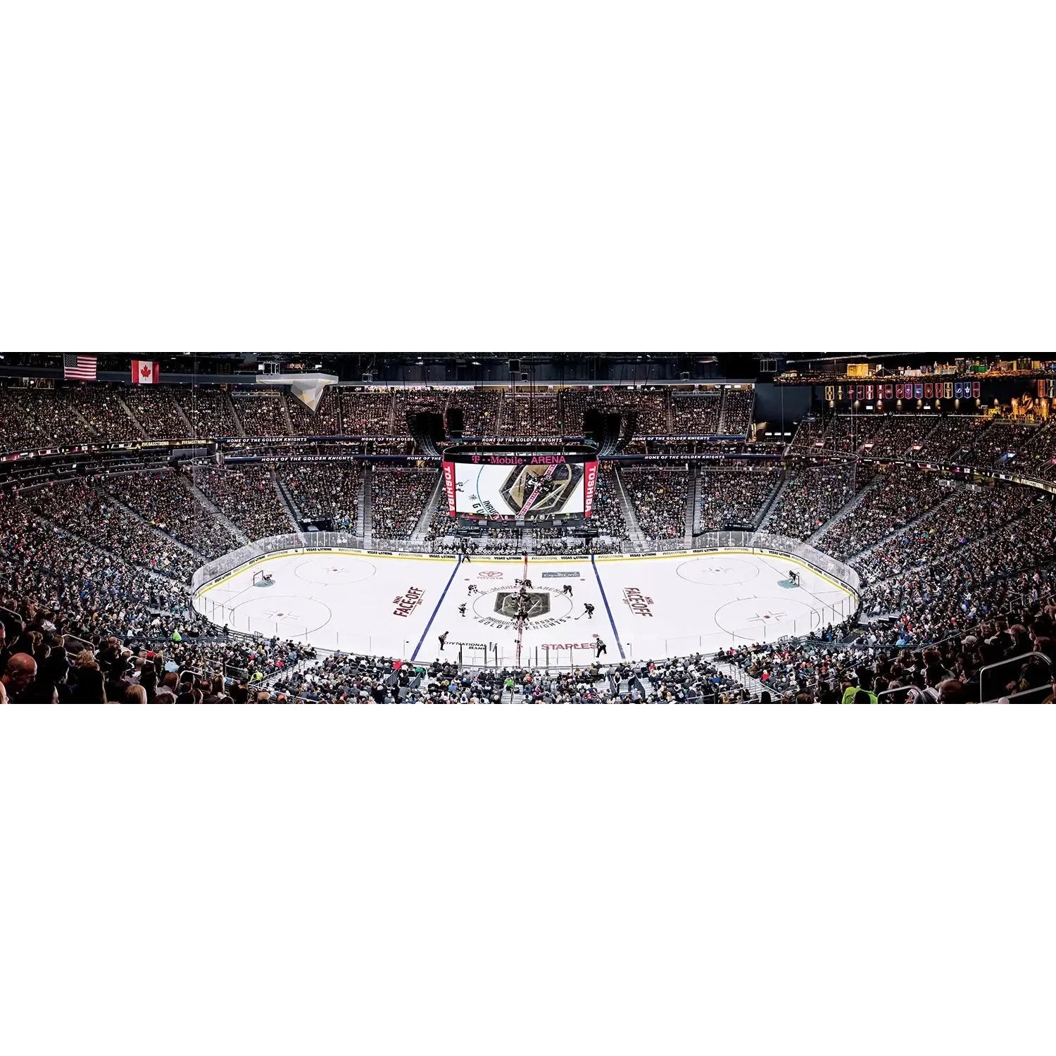Vegas Golden Knights the Fortress 1000 Piece Panoramic Jigsaw Puzzle MasterPieces