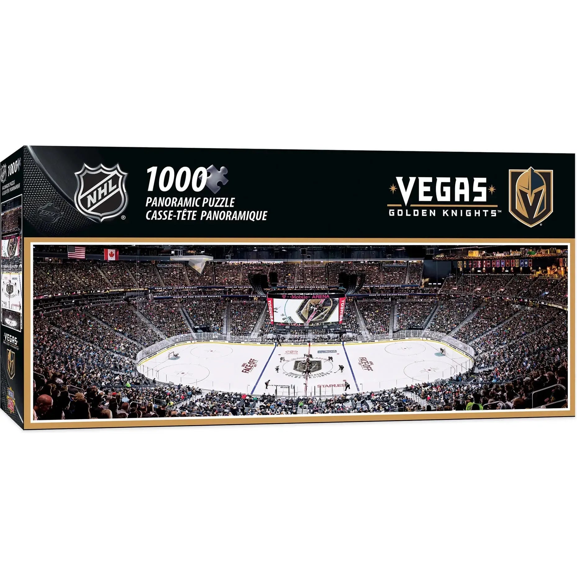 Vegas Golden Knights the Fortress 1000 Piece Panoramic Jigsaw Puzzle MasterPieces