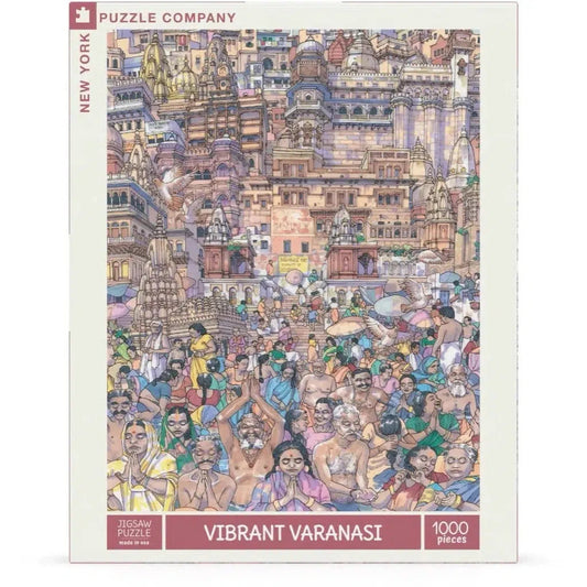 Vibrant Varanasi 1000 Piece Jigsaw Puzzle NYPC