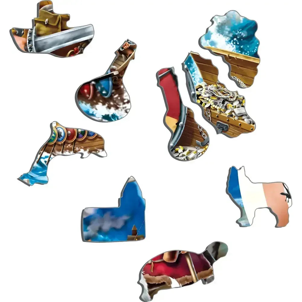 Viking Raid 65 Piece Tray Jigsaw Puzzle Larsen