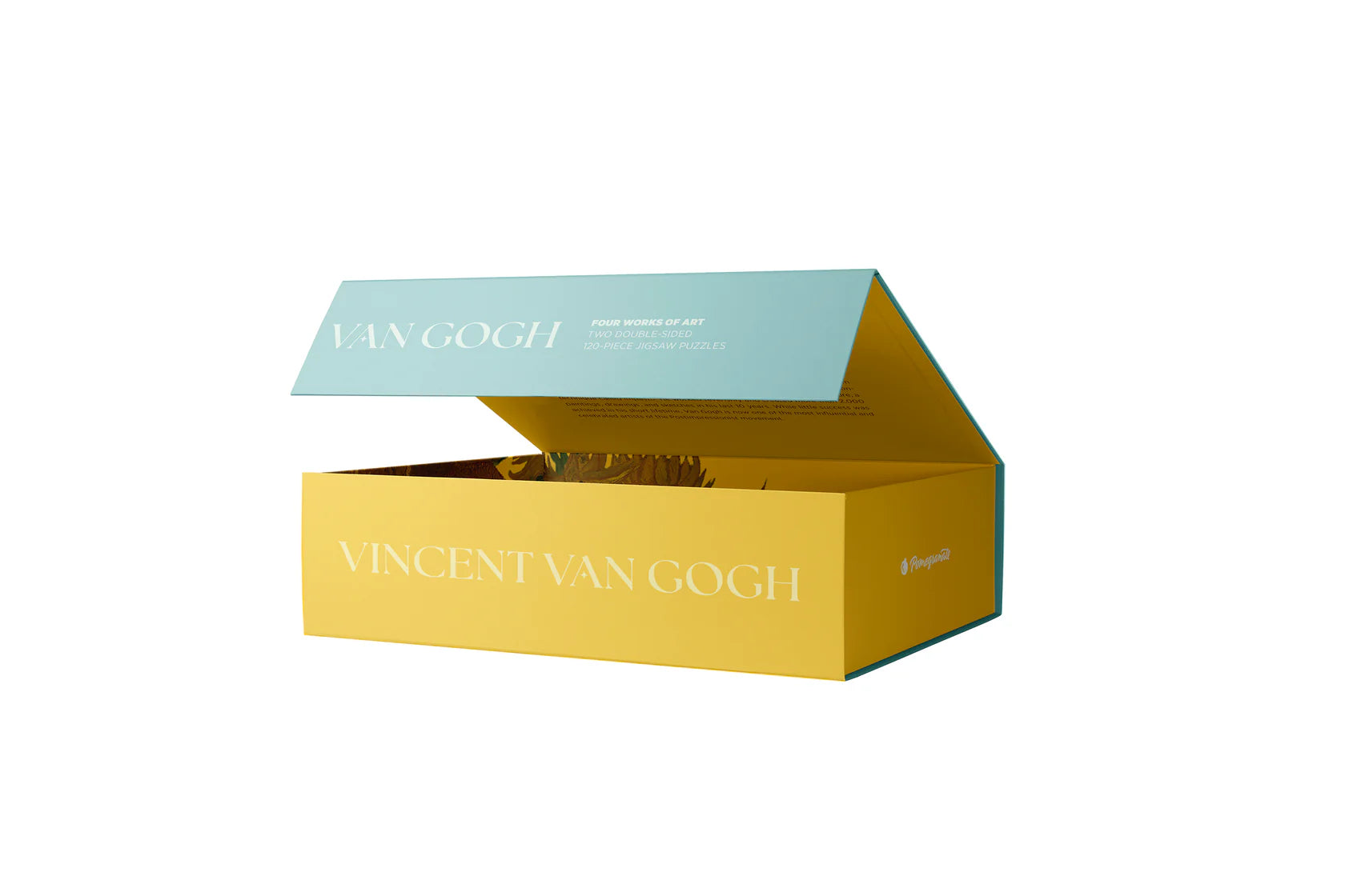 Vincent van Gogh Set of 2 120 Piece Double-Sided Jigsaw Puzzle Pomegranate