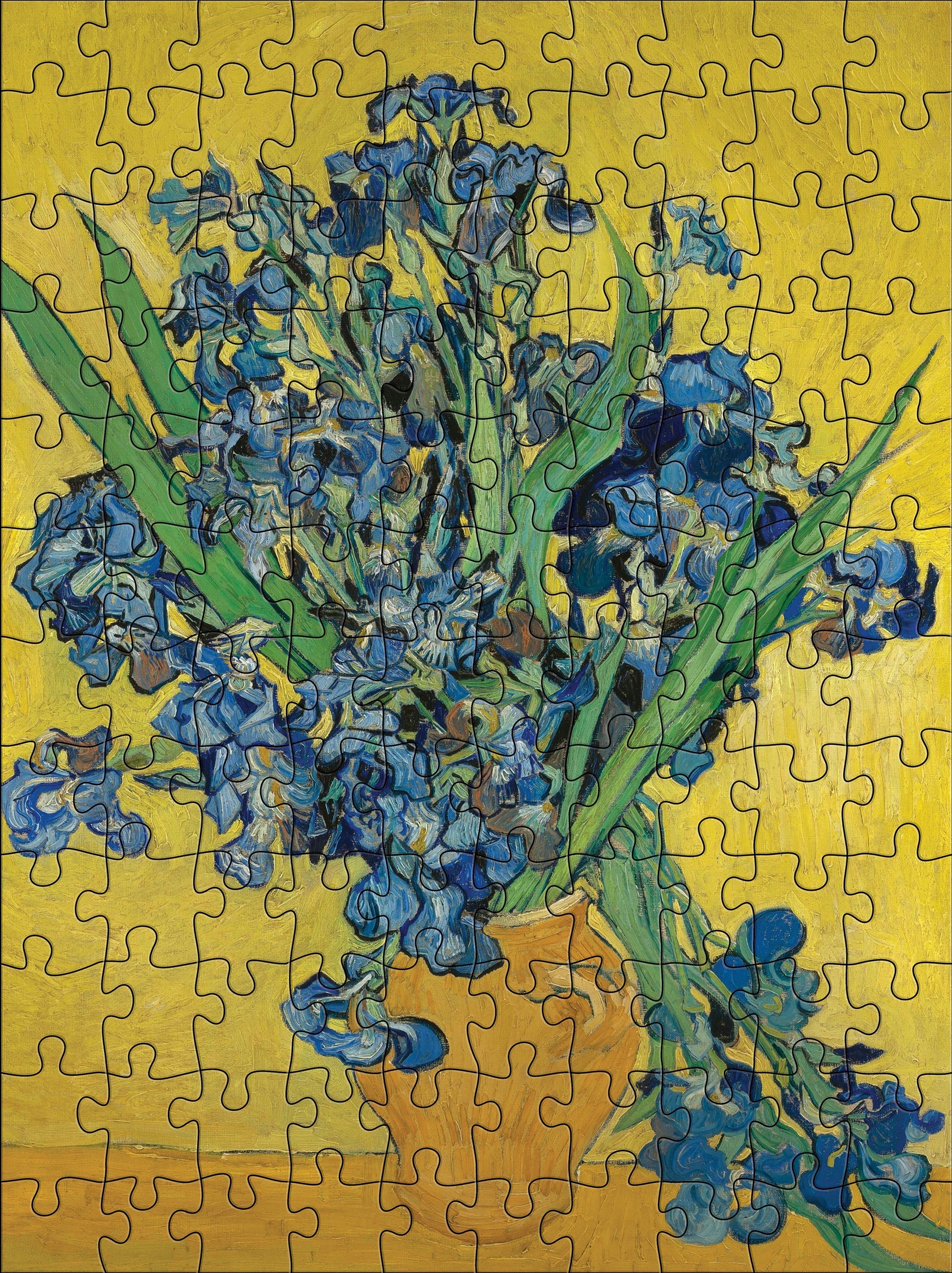 Vincent van Gogh Set of 2 120 Piece Double-Sided Jigsaw Puzzle Pomegranate