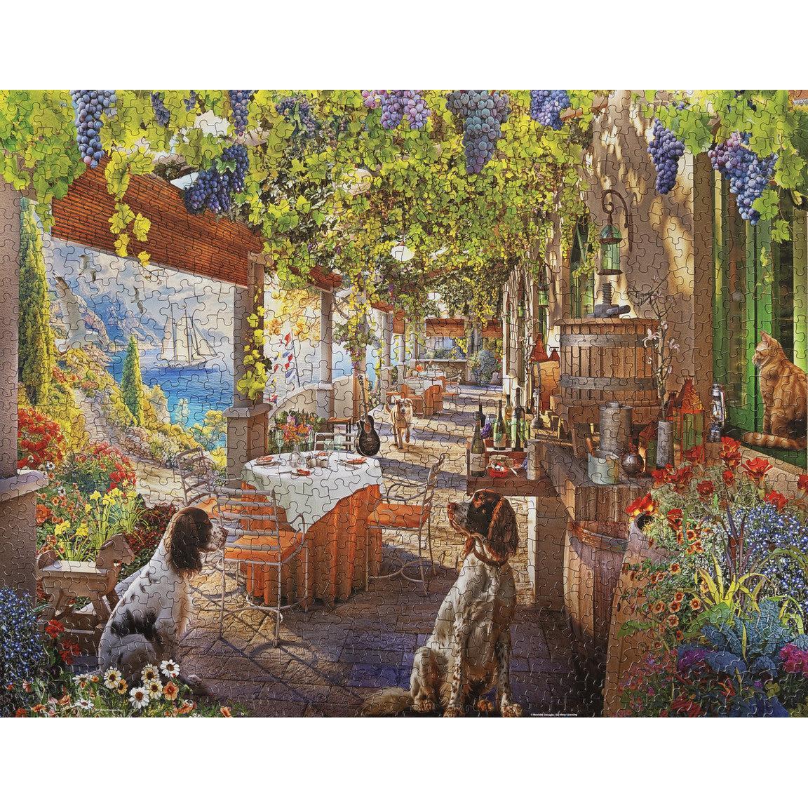 Vineyard Porch 1000 Piece Jigsaw Puzzle Springbok