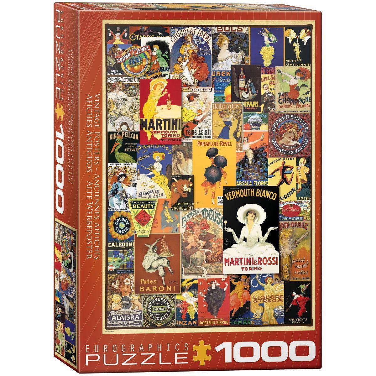 Vintage Posters 1000 Piece Jigsaw Puzzle Eurographics