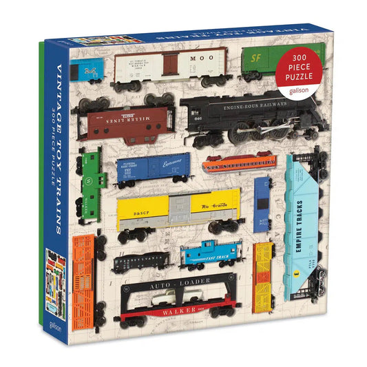 Vintage Toy Trains 300 Piece Jigsaw Puzzle Galison