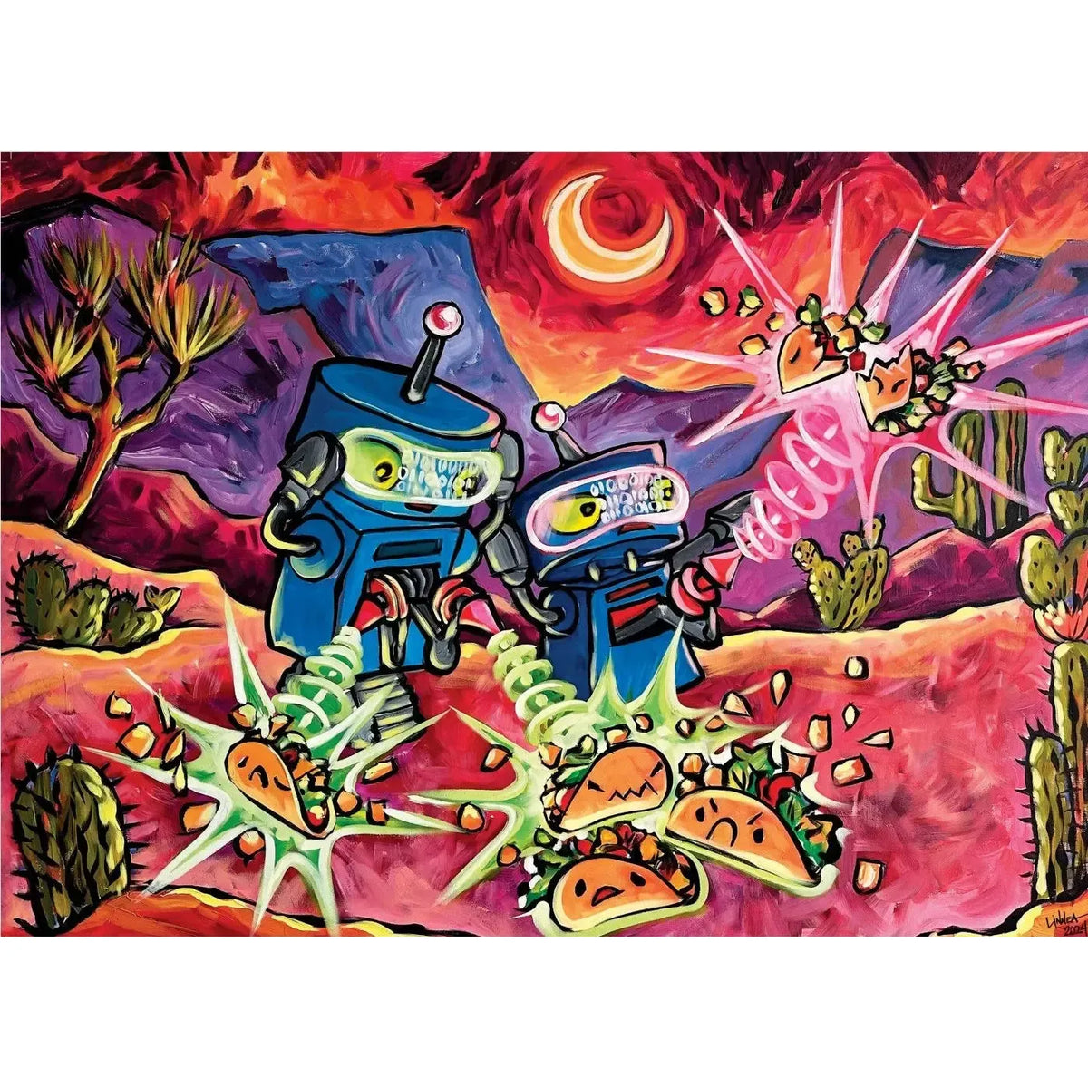 Virtual Tacos Reality 1000 Piece Jigsaw Puzzle Rolexa