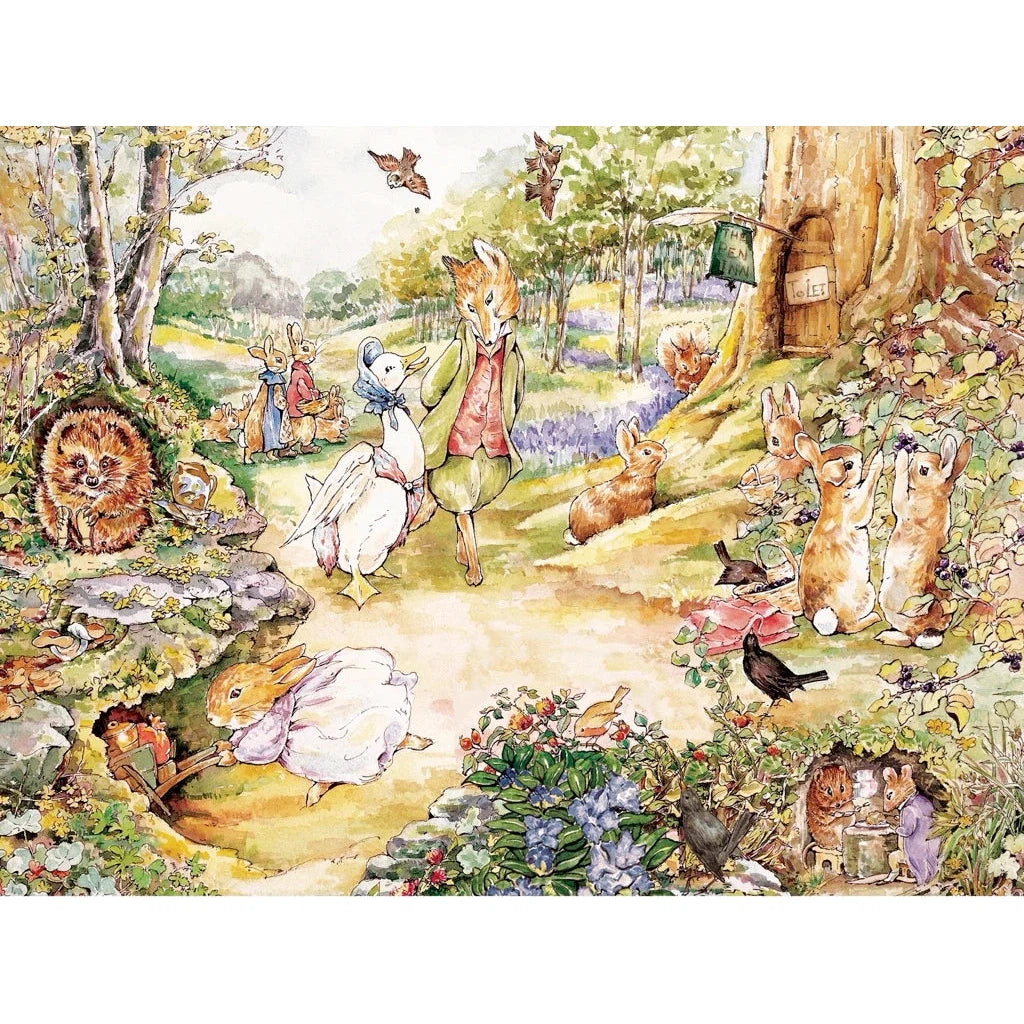 Walk in the Woods Peter Rabbit 1000 Piece Jigsaw Puzzle NYPC