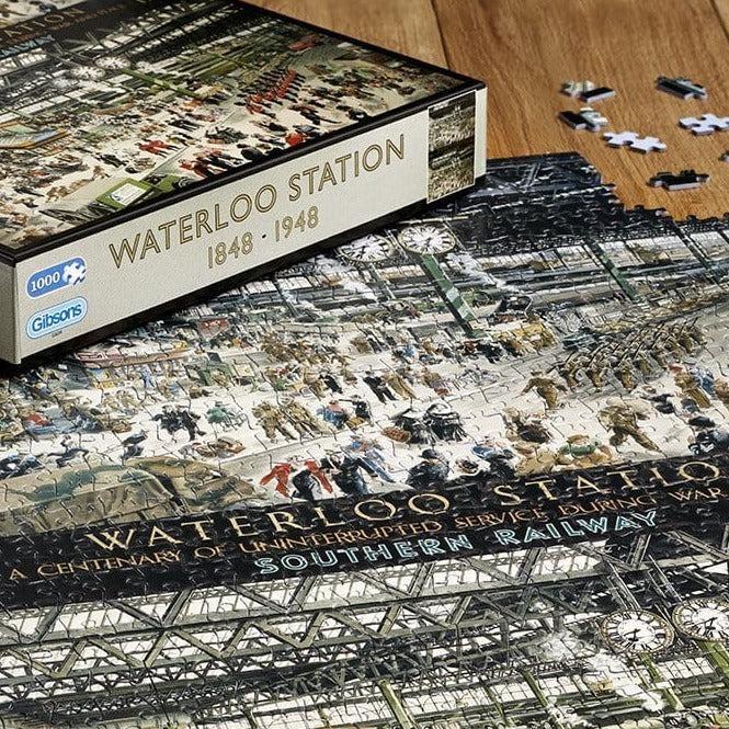 Waterloo Station 1848 - 1948 1000 Piece Jigsaw Puzzle Gibsons