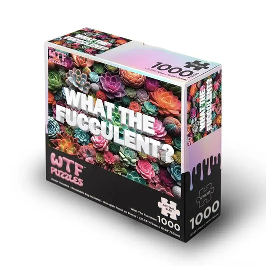 What the Fucculent? 1000 Piece Jigsaw Puzzle WTF