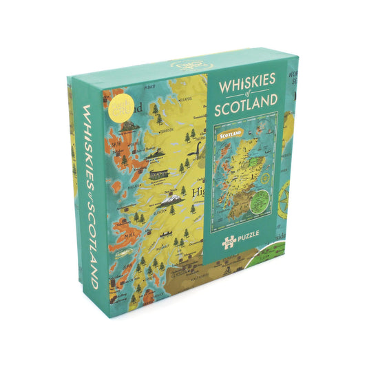 Whiskies Of Scotland 500 Piece Jigsaw Puzzle Ginger Fox