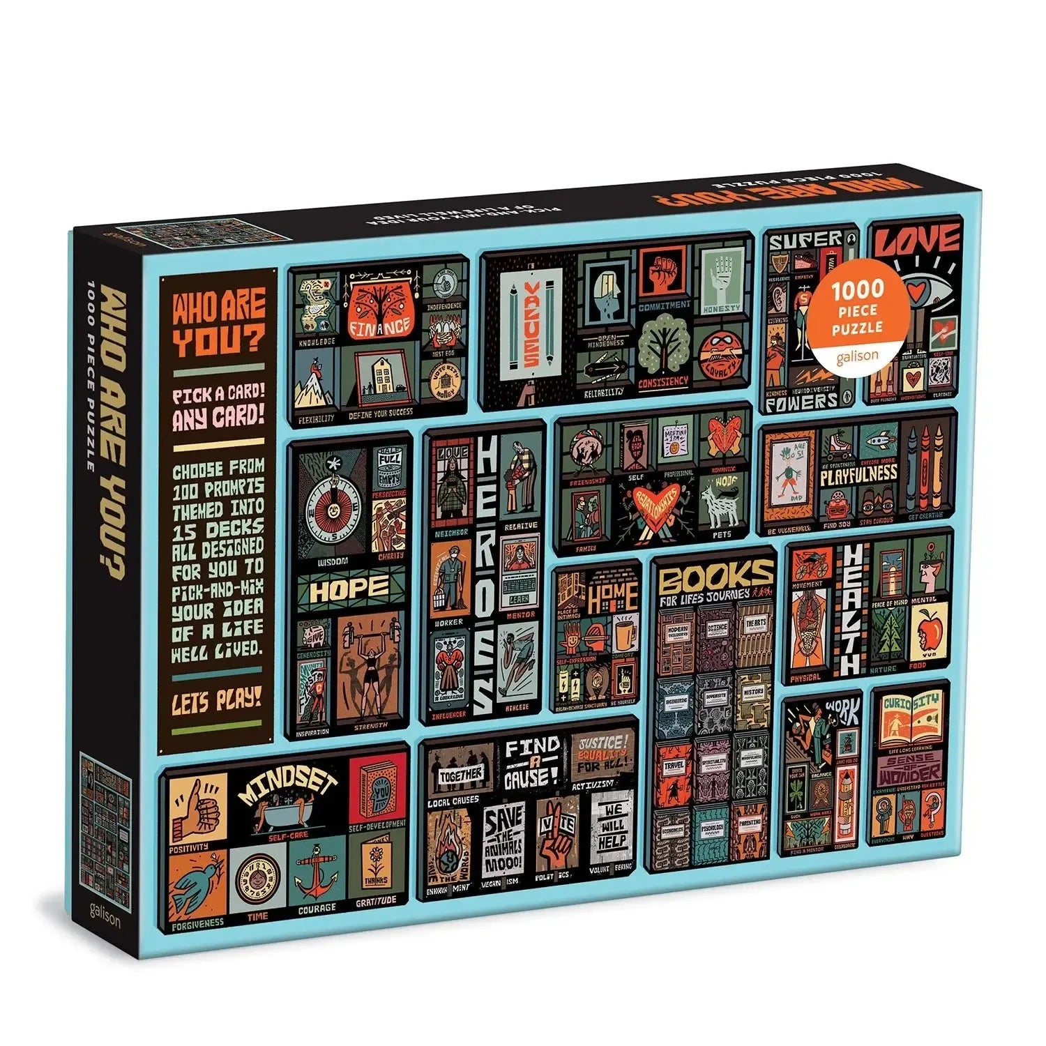 Who Are You? 1000 Piece Jigsaw Puzzle Galison