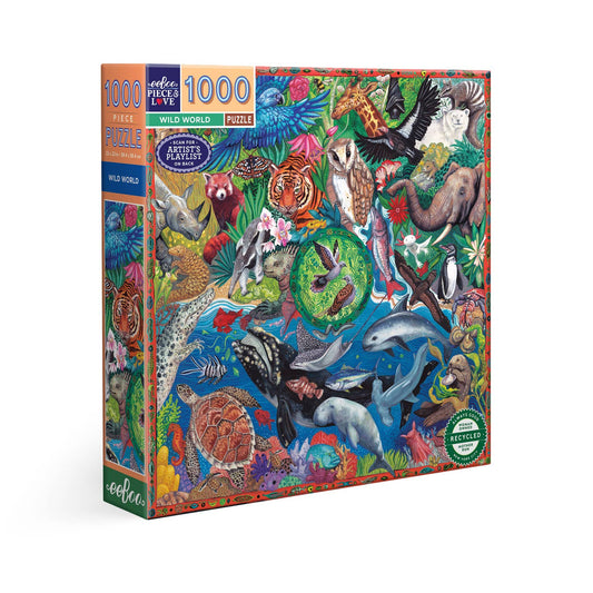 Wild World 1000 Piece Jigsaw Puzzle eeBoo