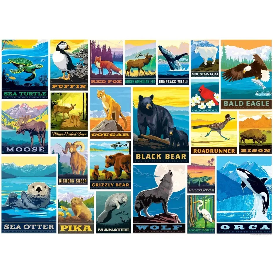 Wildlife Lovers by Anderson Design 1000 Piece Jigsaw Puzzle MasterPieces