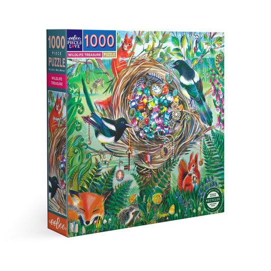 Wildlife Treasure 1000 Piece Jigsaw Puzzle eeBoo