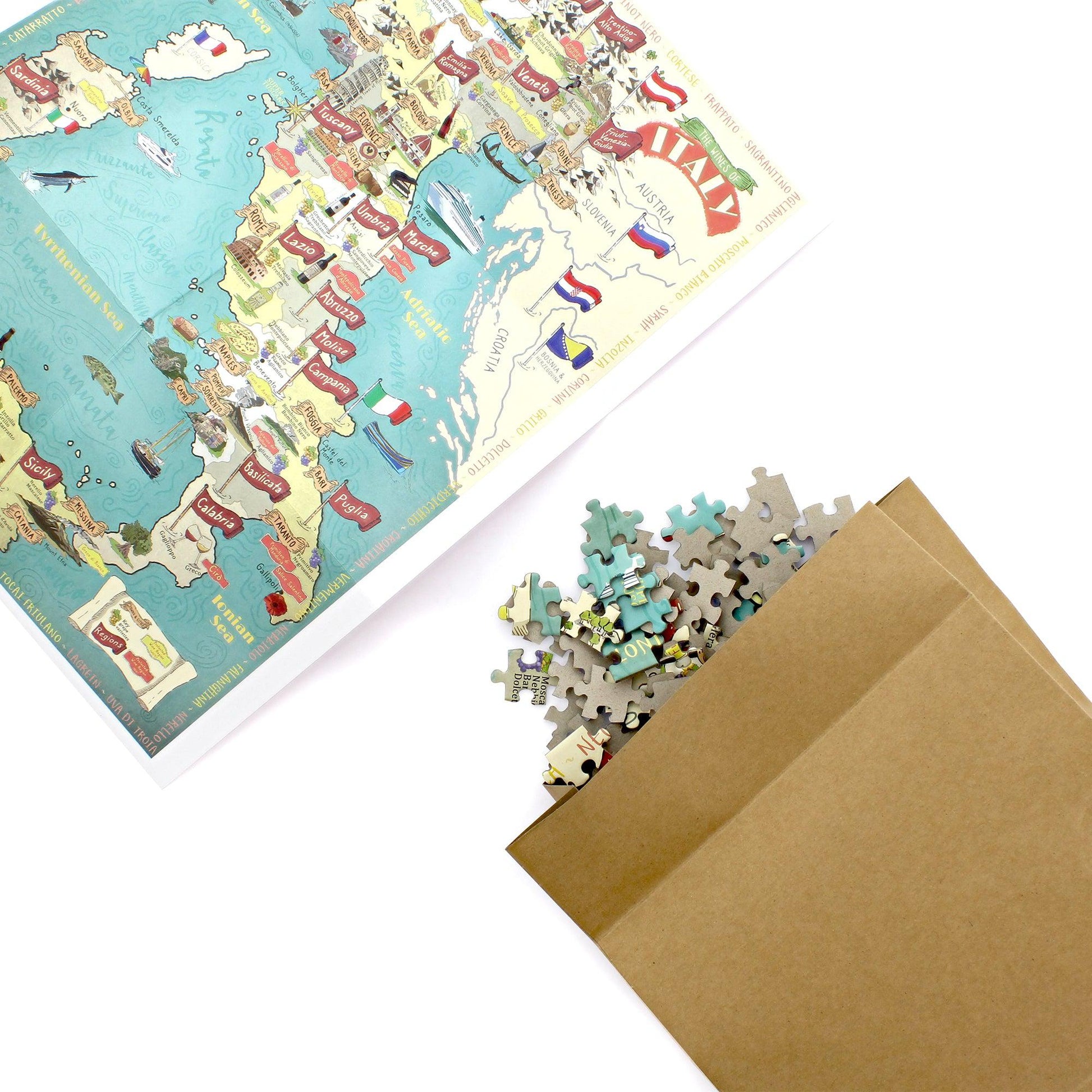 Wines Of Italy 1000 Piece Jigsaw Puzzle Ginger Fox