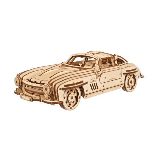Winged Sports Coupe 3D Wood Model Kit UGEARS