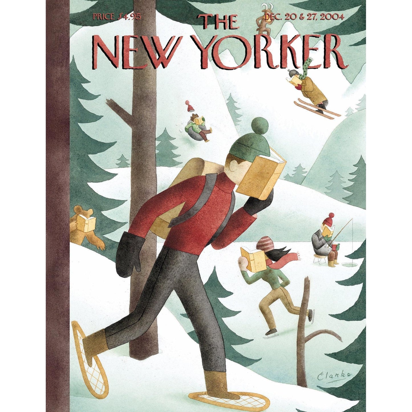 Winter Page-Turners The New Yorker 100 Piece Mini Jigsaw Puzzle NYPC