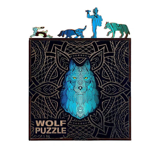 Wolf 70 Piece Wooden Jigsaw Puzzle Geek Toys