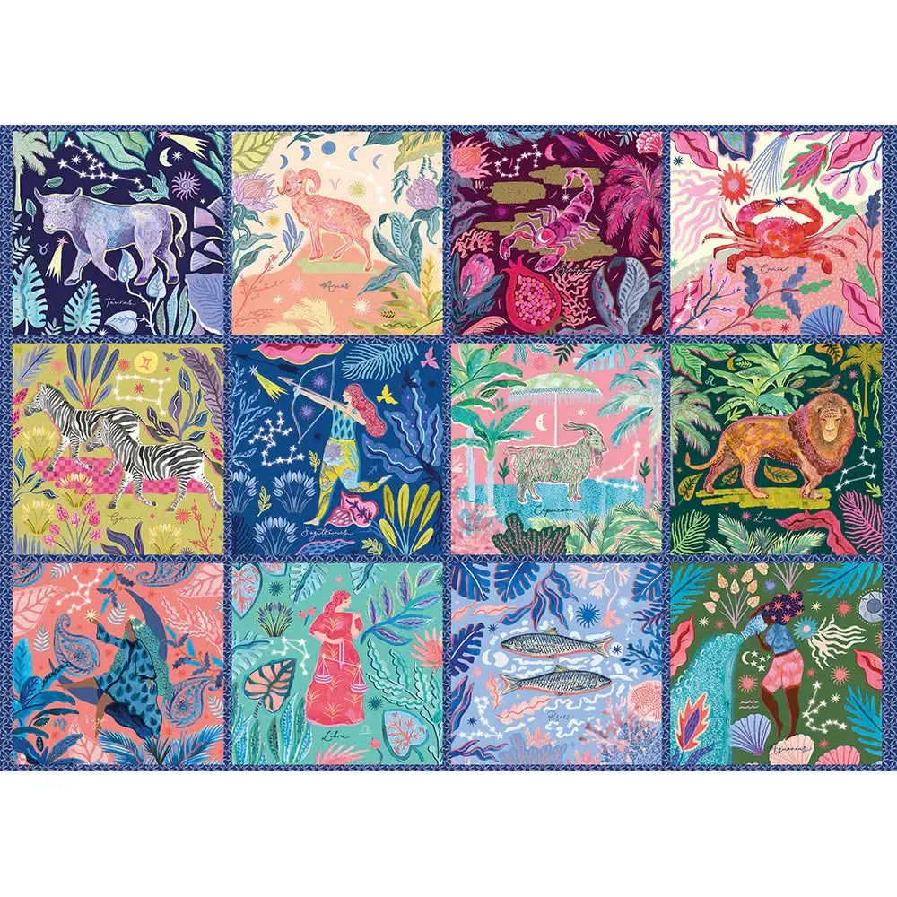 Zodiac Jungle 1000 Piece Jigsaw Puzzle Gibsons