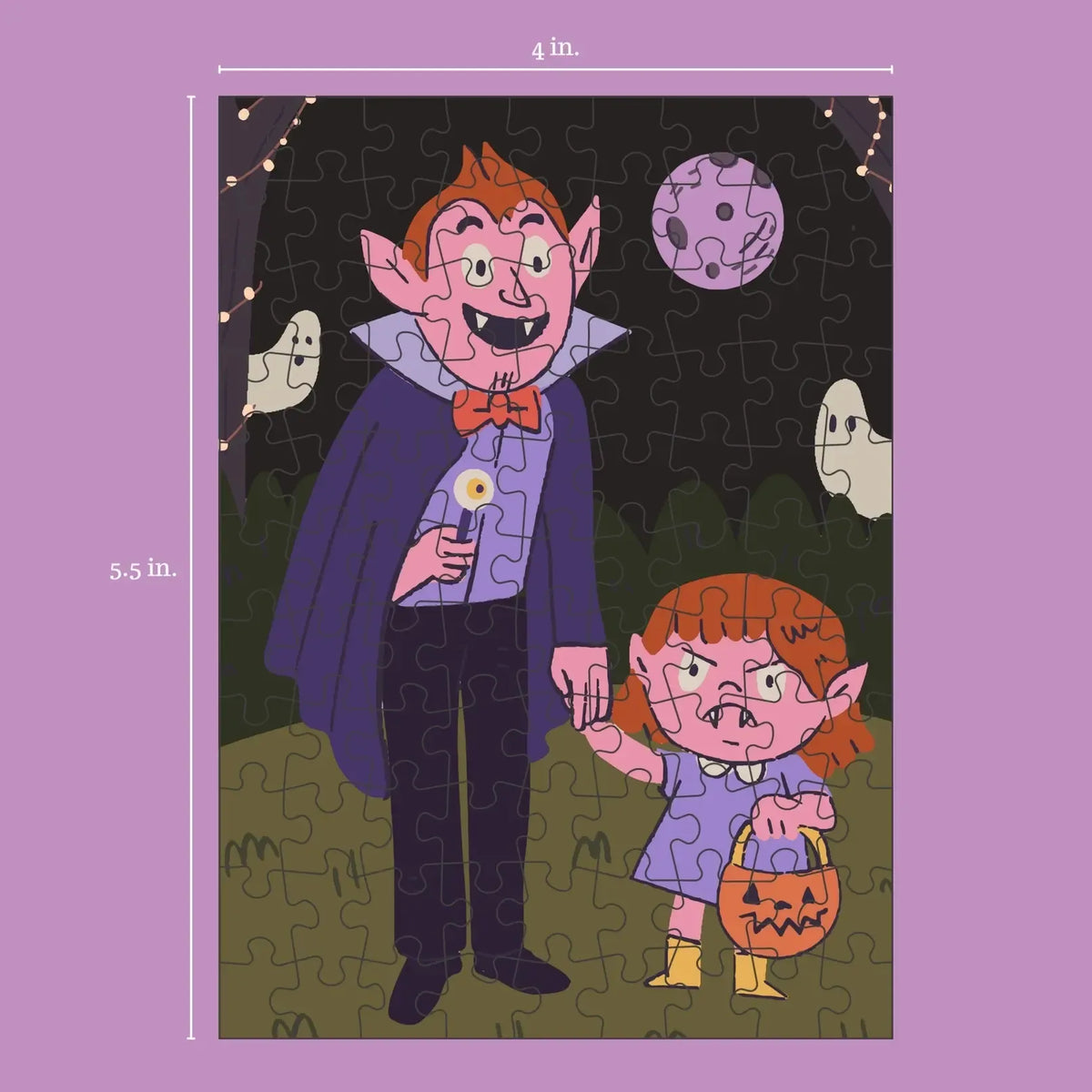 Trick or Treat 99 Piece Mini Jigsaw Puzzle Puzzledly