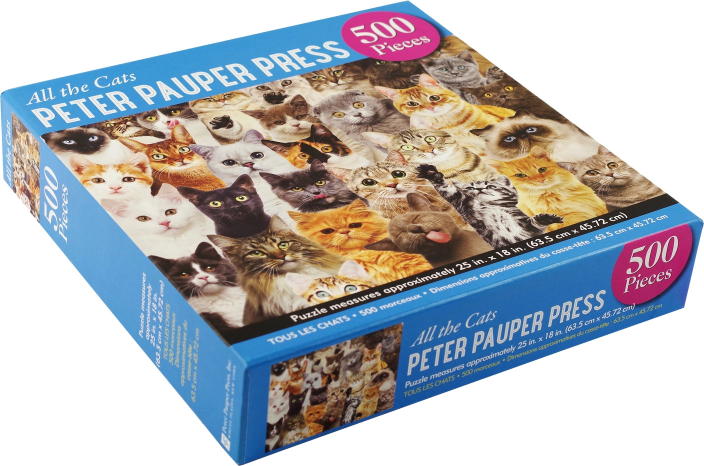All the Cats 500 Piece Jigsaw Puzzle Peter Pauper