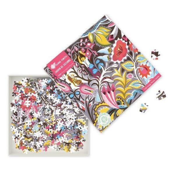 Jardin de Suzanne by Clare Curtis 1000 Piece Jigsaw Puzzle Flame Tree