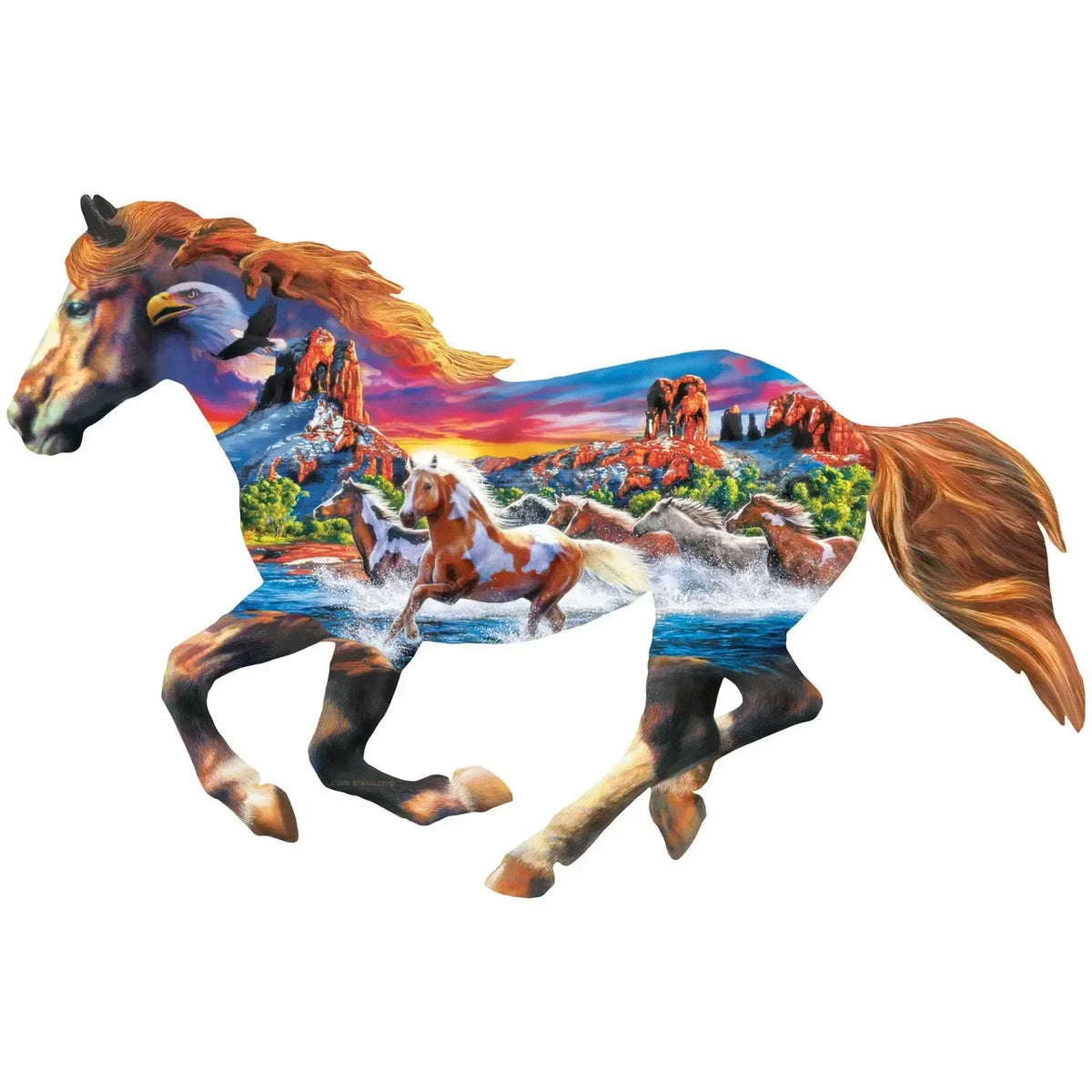 Sedona Spirit Contours 1000 Piece Shaped Jigsaw Puzzle MasterPieces