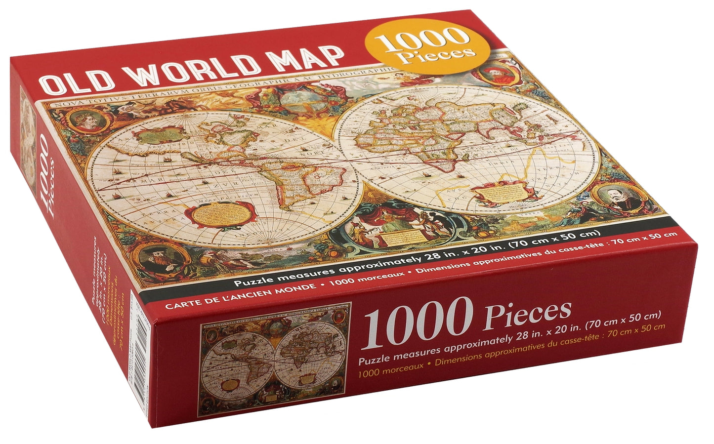 Old World Map 1000 Piece Jigsaw Puzzle Peter Pauper