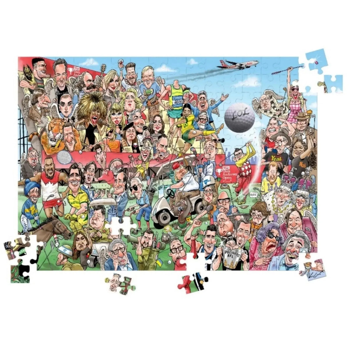 Celebrity Zoo 2 (2 in 1) 1000 Piece Jigsaw Puzzle KAG