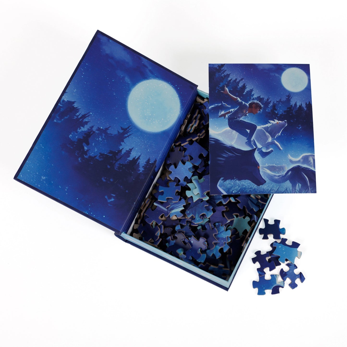 I Run with the Wolves - Wolfsong 250 Piece Jigsaw Puzzle KOT