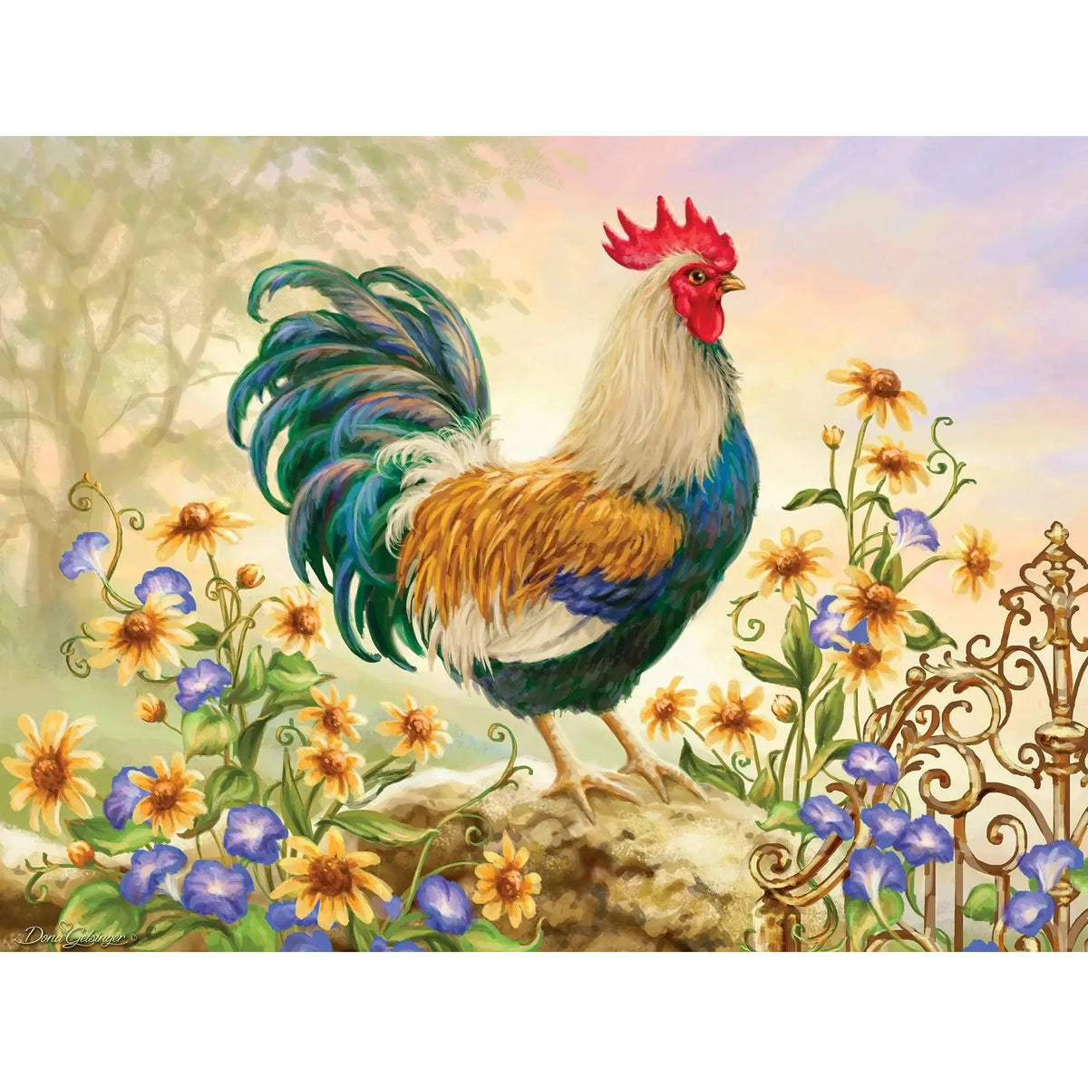 Morning Glory Green Acres 300 Piece EZ-Grip Jigsaw Puzzle MasterPieces