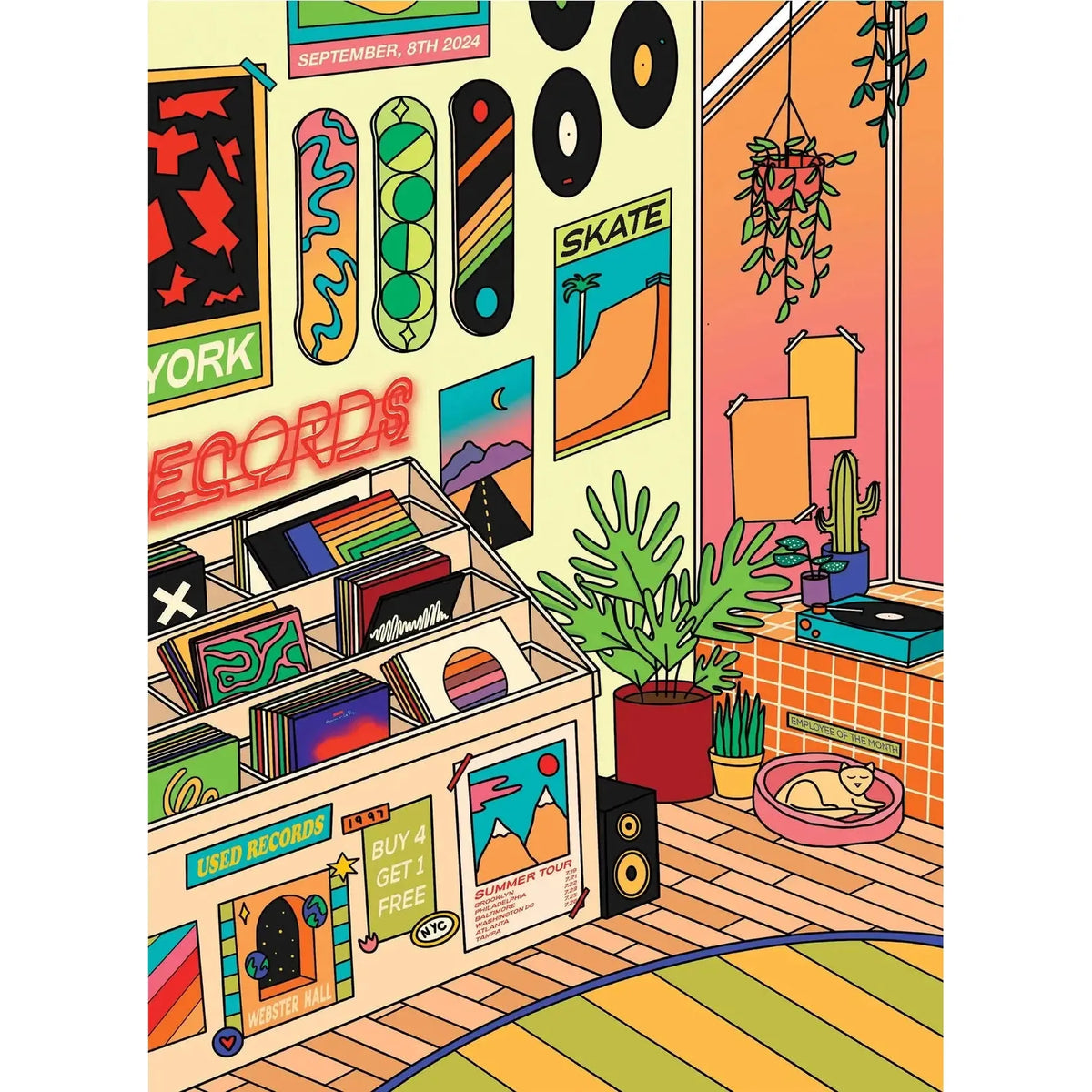 Left of the Dial 1000 Piece Jigsaw Puzzle Birdie