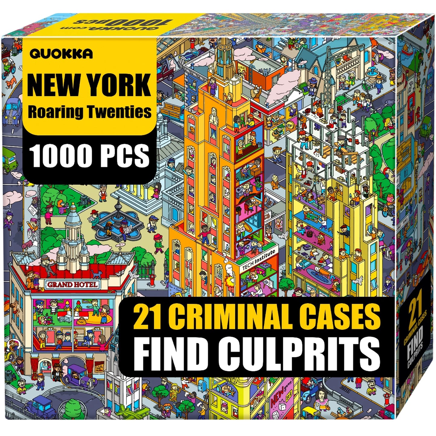 New York Roaring Twenties Mystery 1000 Piece Jigsaw Puzzle Quokka