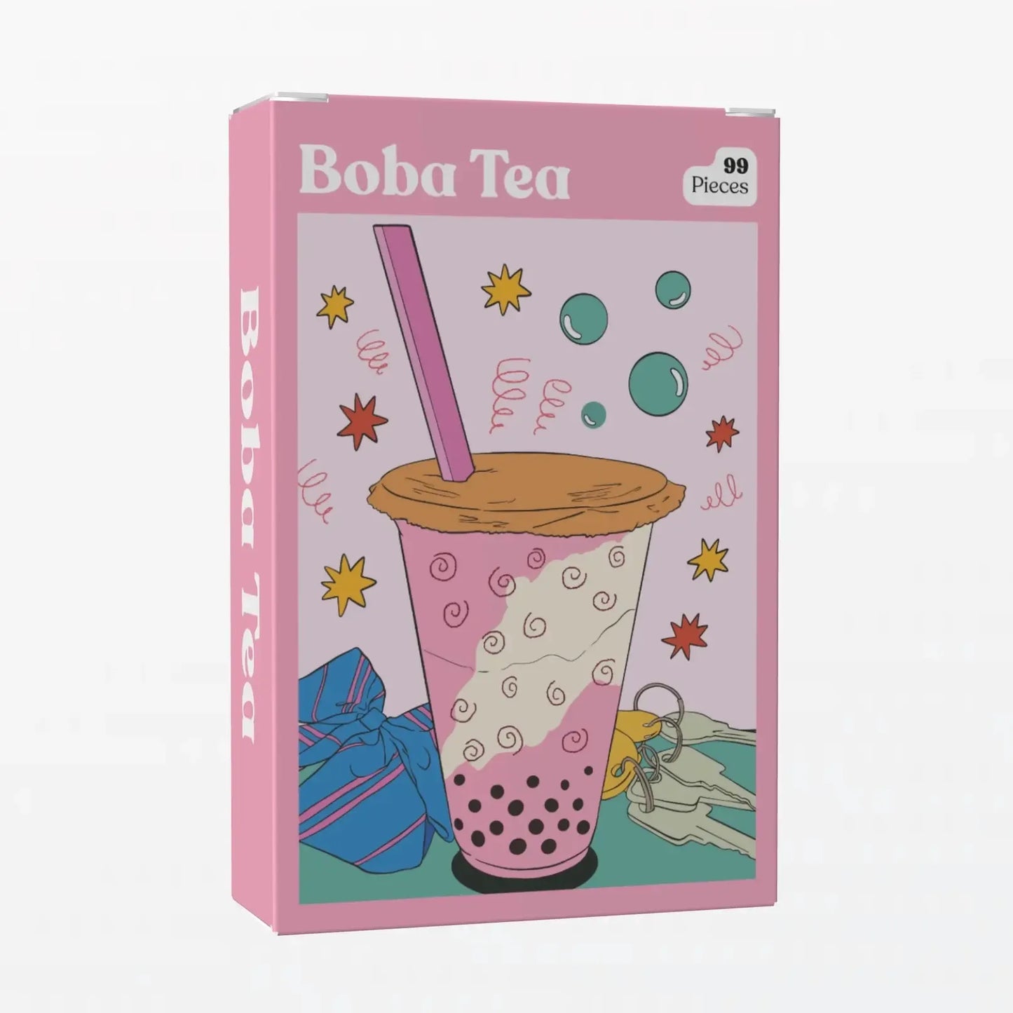 Boba Tea 99 Piece Mini Jigsaw Puzzle Puzzledly