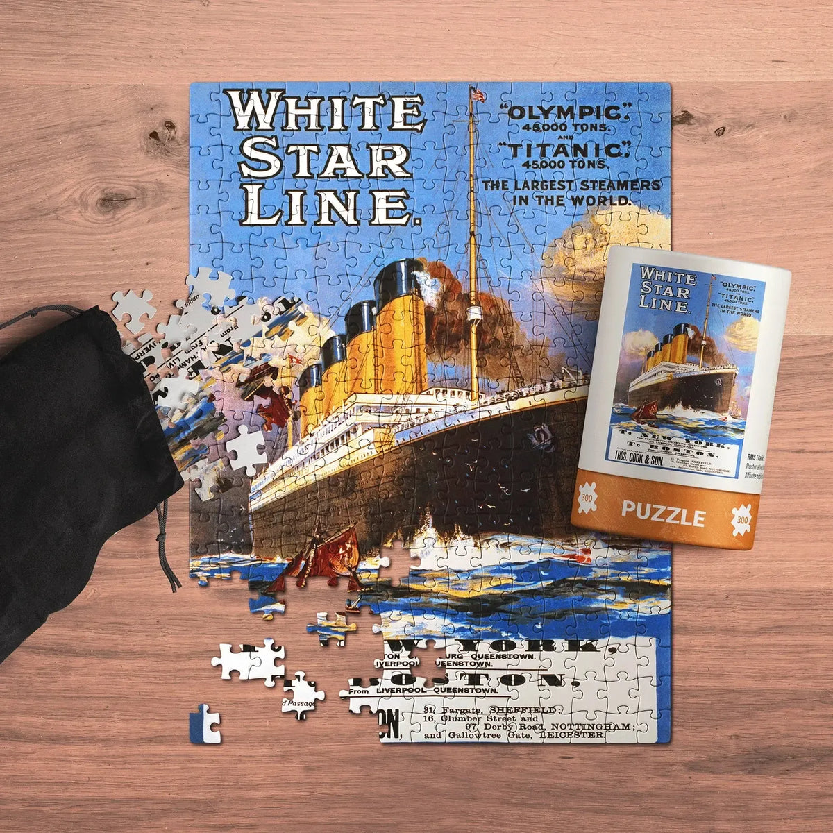 White Star Line RMS Titanic 300 Piece Jigsaw Puzzle TIAD