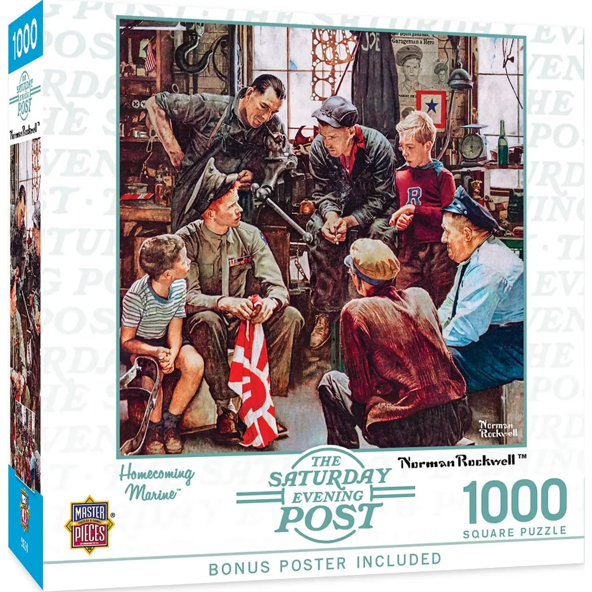 Homecoming Marine The Saturday Evening Post 1000 Piece Jigsaw Puzzle MasterPieces