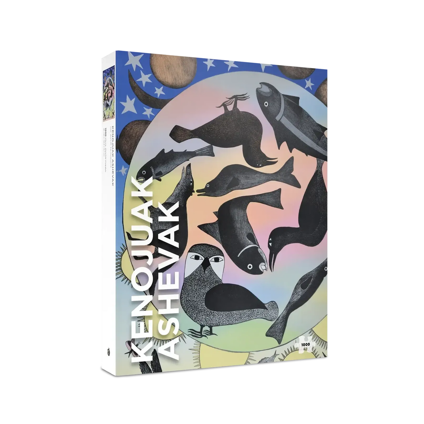 Siilavut, Nunavut by Kenojuak Ashevak 1000 Piece Jigsaw Puzzle Pomegranate