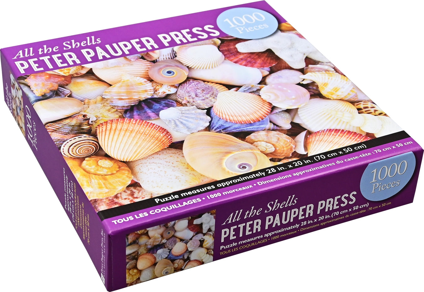 All the Shells 1000 Piece Jigsaw Puzzle Peter Pauper