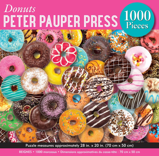 Donuts 1000 Piece Jigsaw Puzzle Peter Pauper