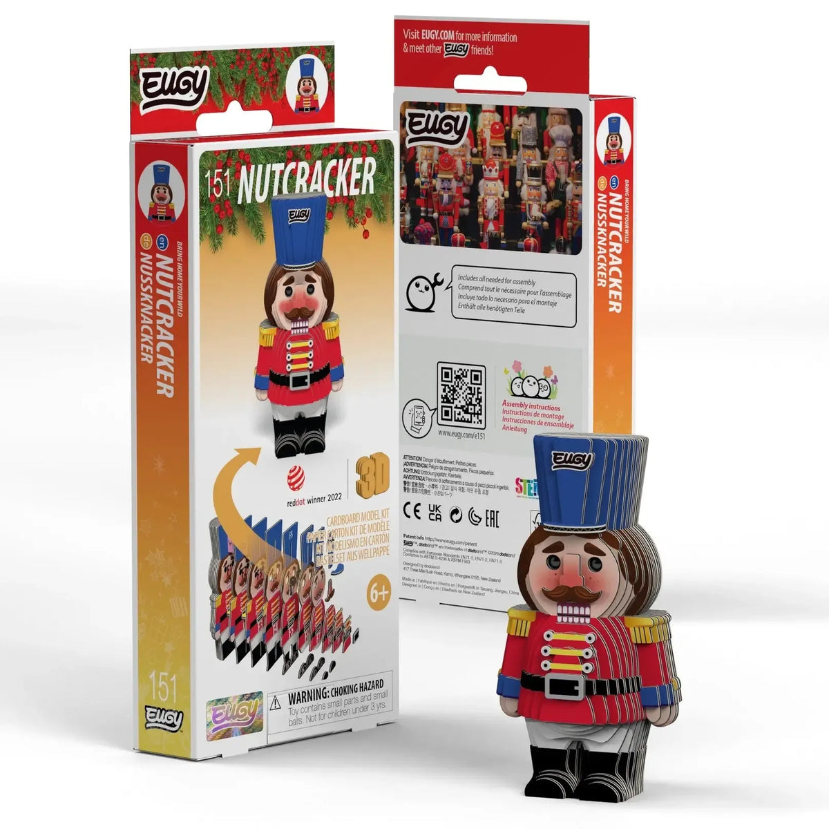 Nutcracker 3D Cardboard Model Kit Eugy