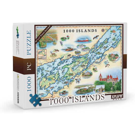 1000 Islands 1000 Piece Jigsaw Puzzle Xplorer Maps