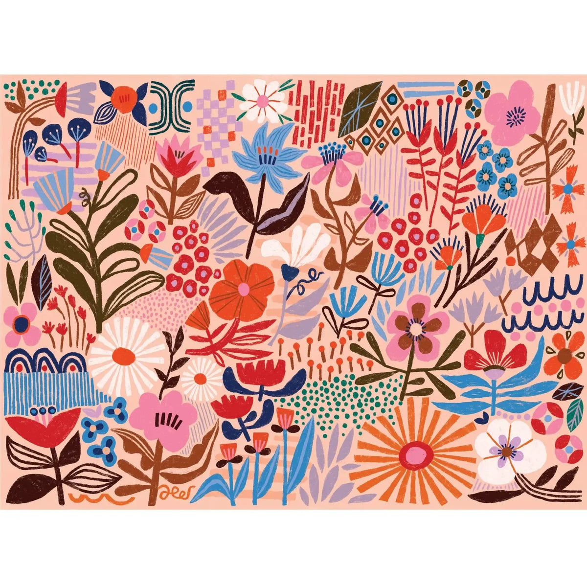 Flower Power 1000 Piece Jigsaw Puzzle PuzzleFolk