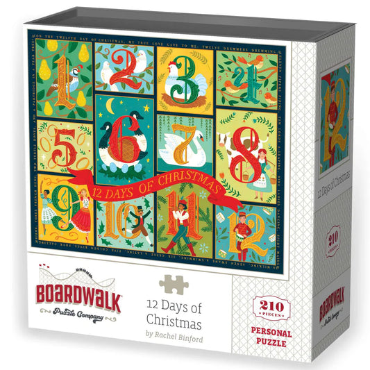 12 Days of Christmas 210 Piece Jigsaw Puzzle Boardwalk