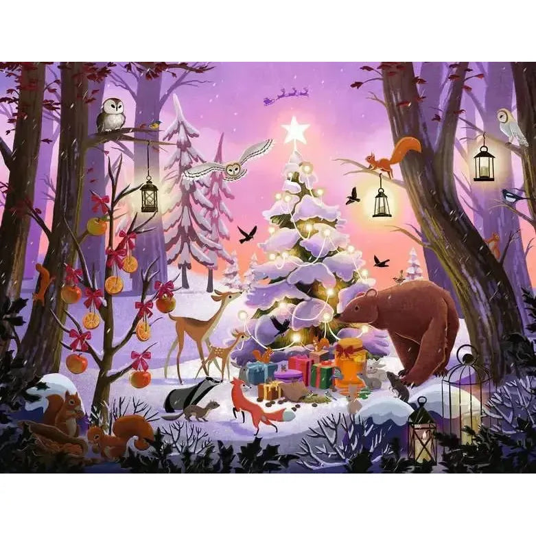 A Woodland Christmas 2000 Piece Jigsaw Puzzle Ravensburger