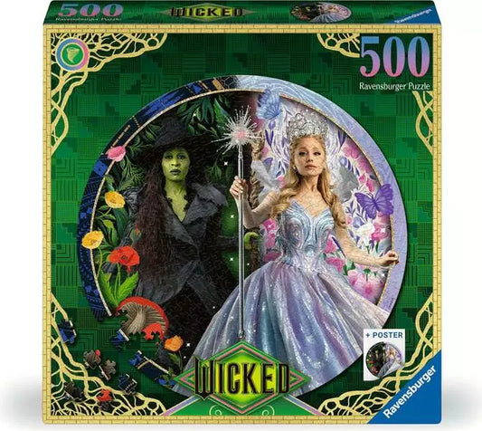 Wicked True Friendship 500 Piece Round Jigsaw Puzzle Ravensburger