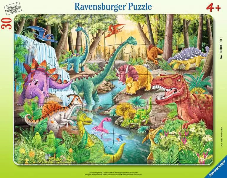 Dinosaur Roar 30 Piece Tray Jigsaw Puzzle Ravensburger