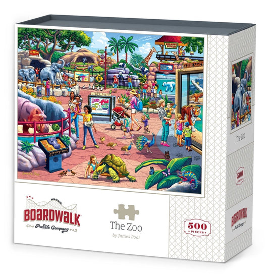The Zoo 500 Piece Jigsaw Puzzle Boardwalk