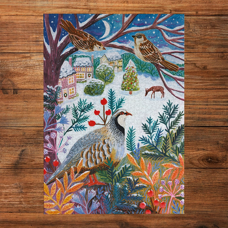 Frosty Fauna Set of 3 500 Piece Jigsaw Puzzle Gibsons