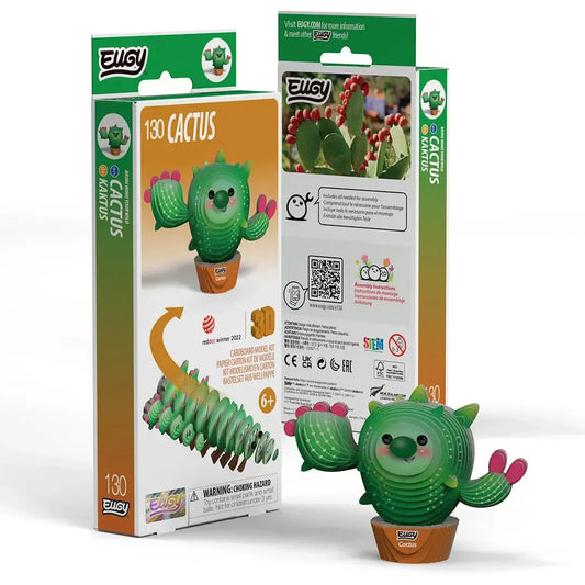 Cactus 3D Cardboard Model Kit Eugy
